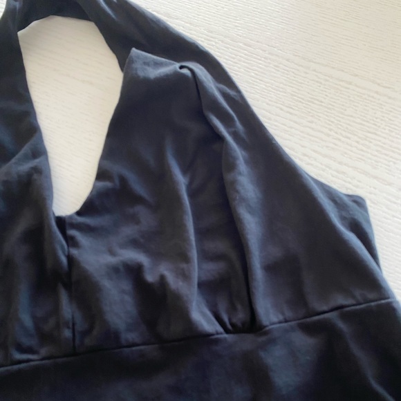 Lindy Bop - Black Haulter Top - Picture 2 of 7